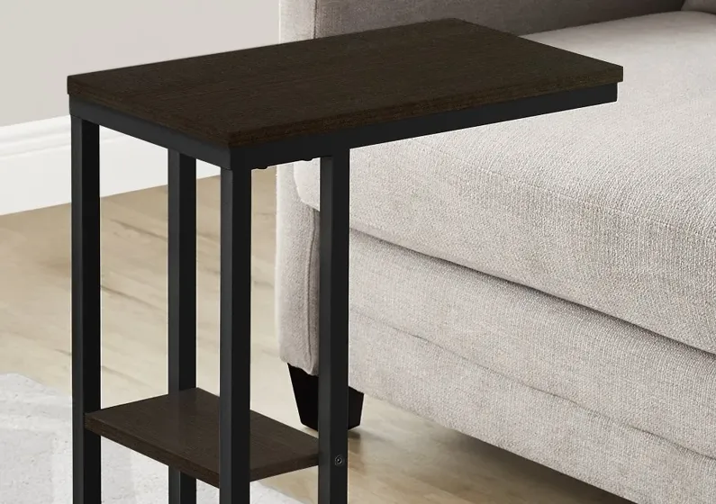 Monarch Espresso Rustic Side Table