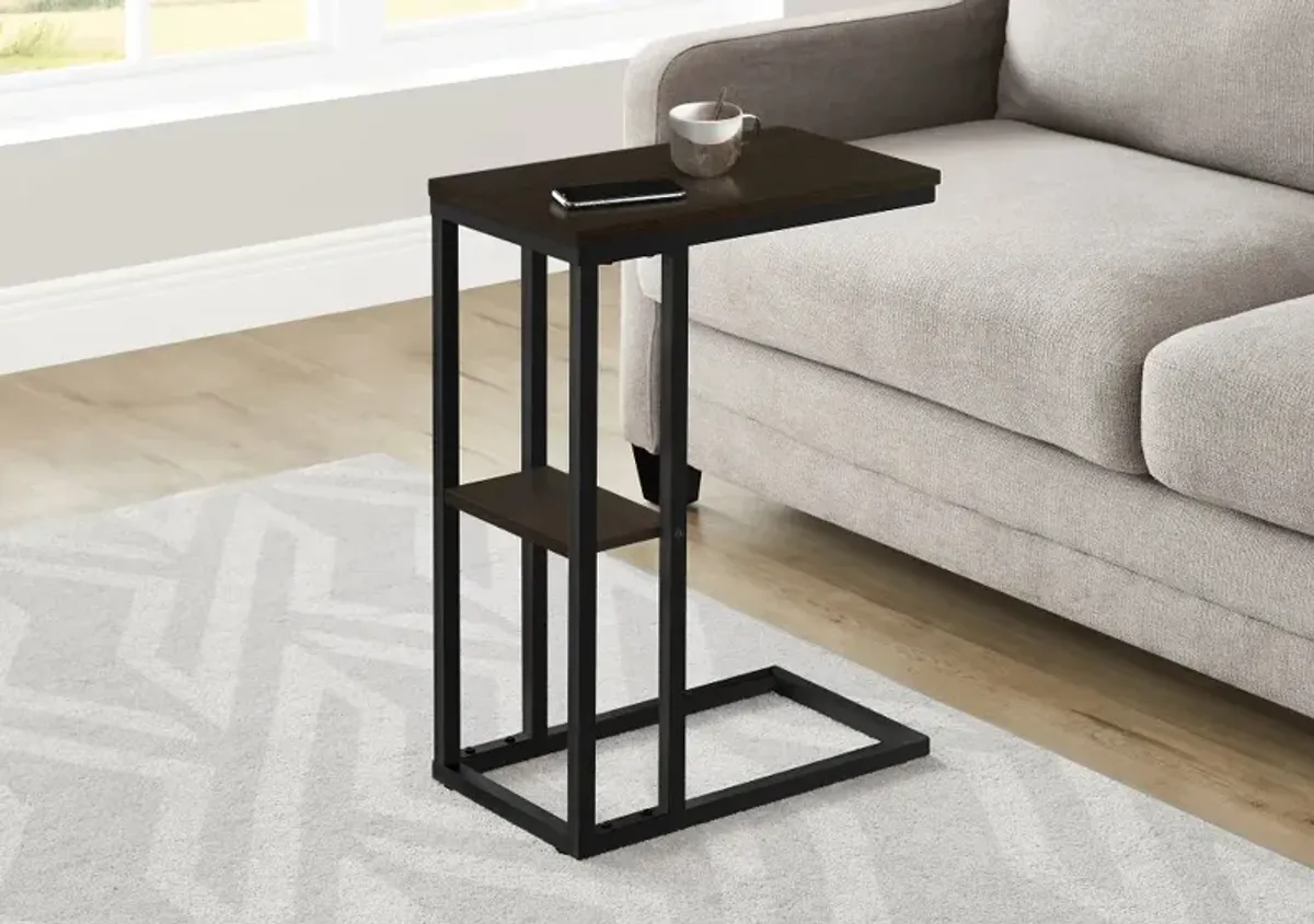 Monarch Espresso Rustic Side Table