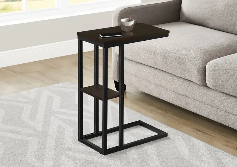 Monarch Espresso Rustic Side Table