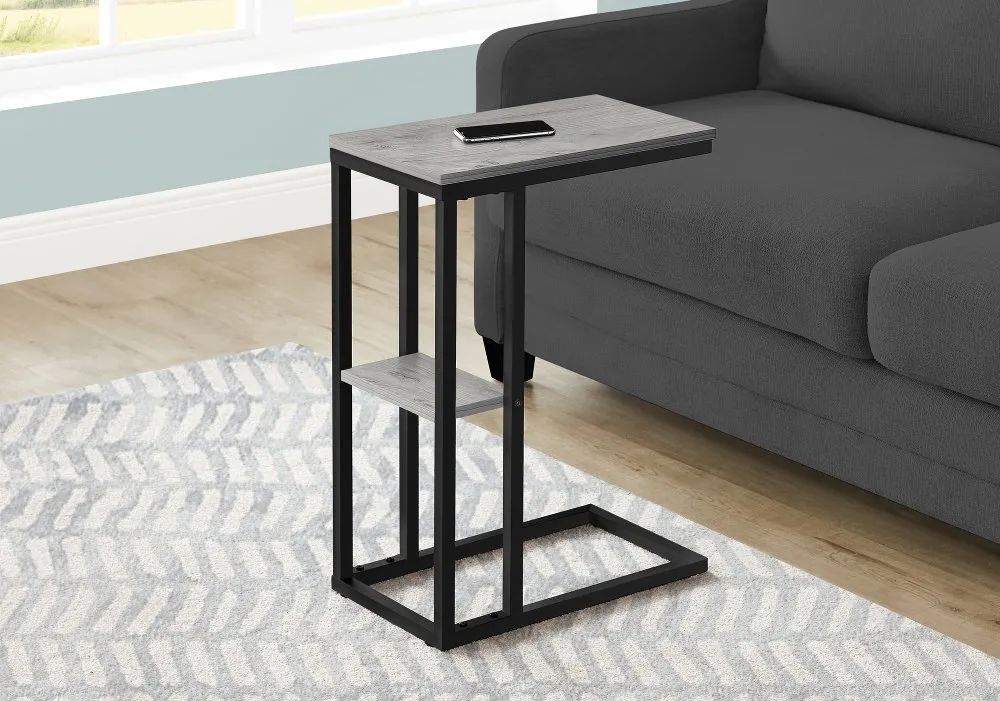 Monarch Gray Rustic Side Table