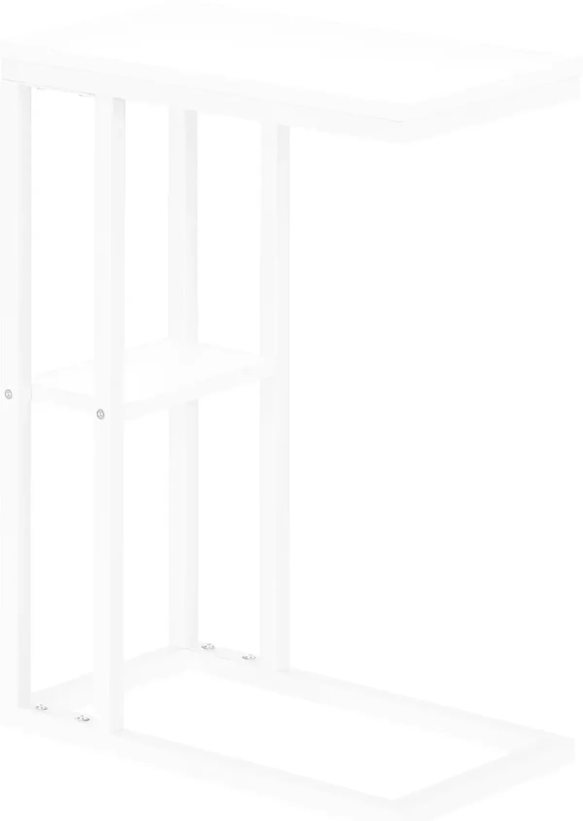 Monarch White Side Table