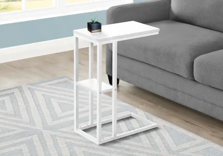 Monarch White Side Table