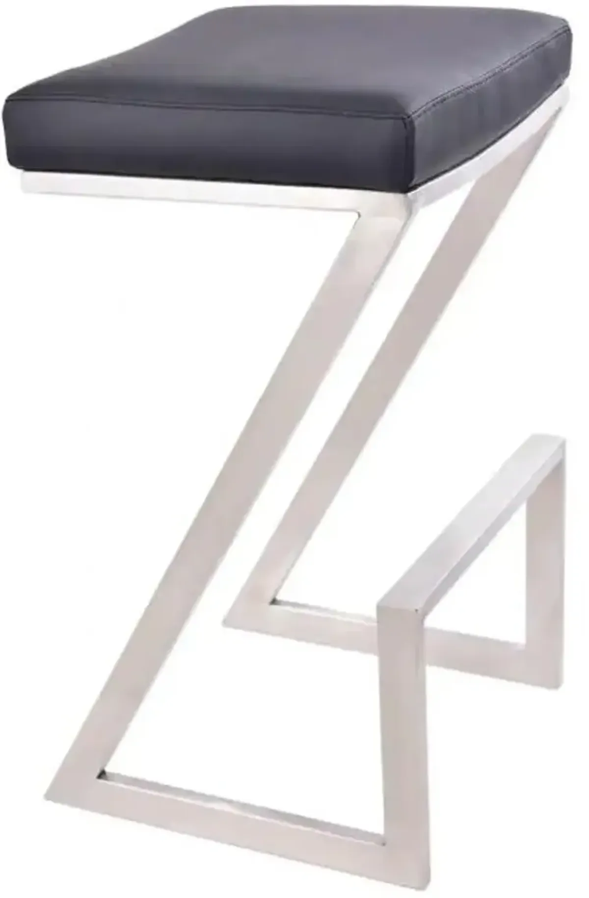 Atlantis Black Backless Counter Height Stool