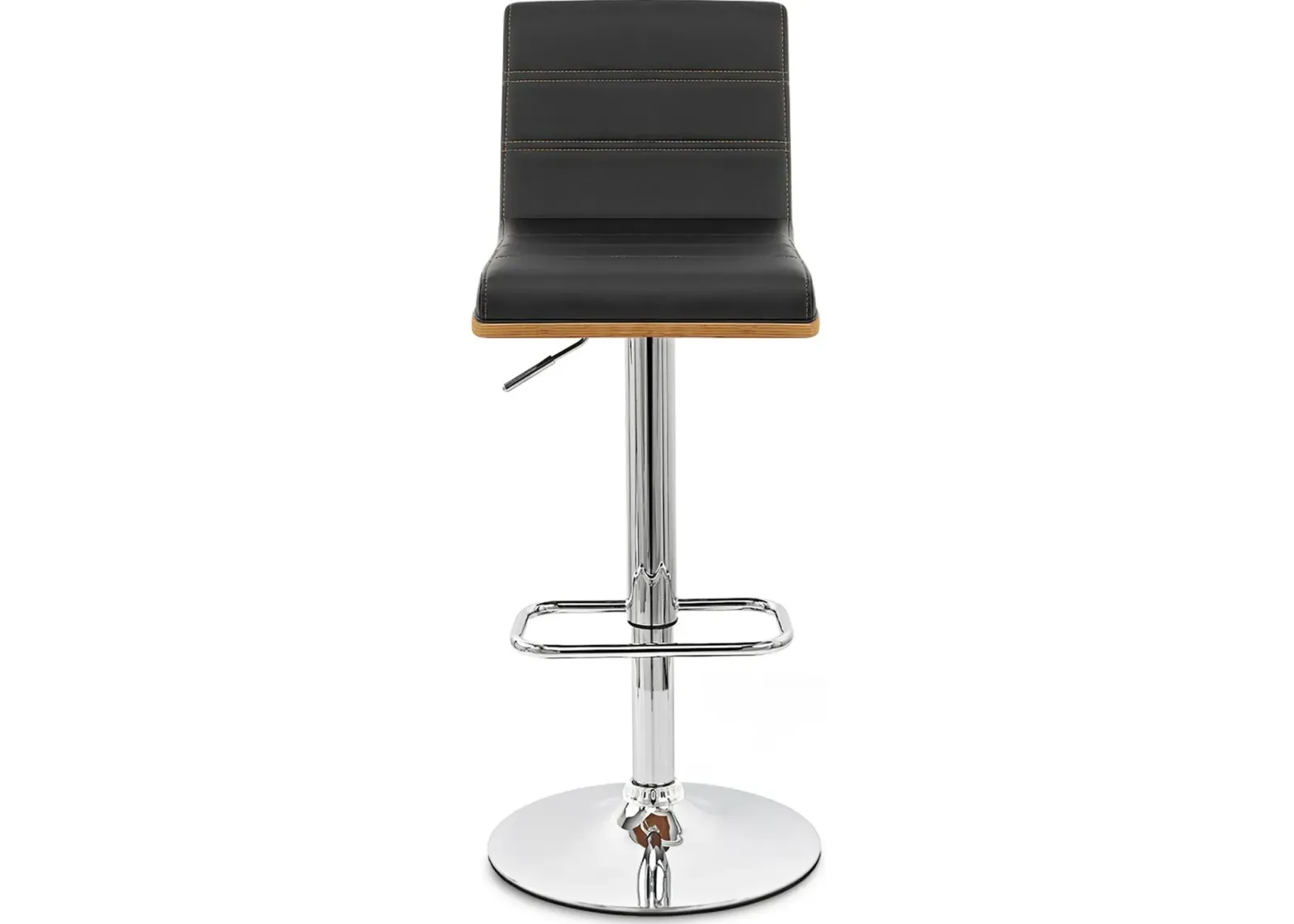 Aubrey Black Adjustable Bar Stool