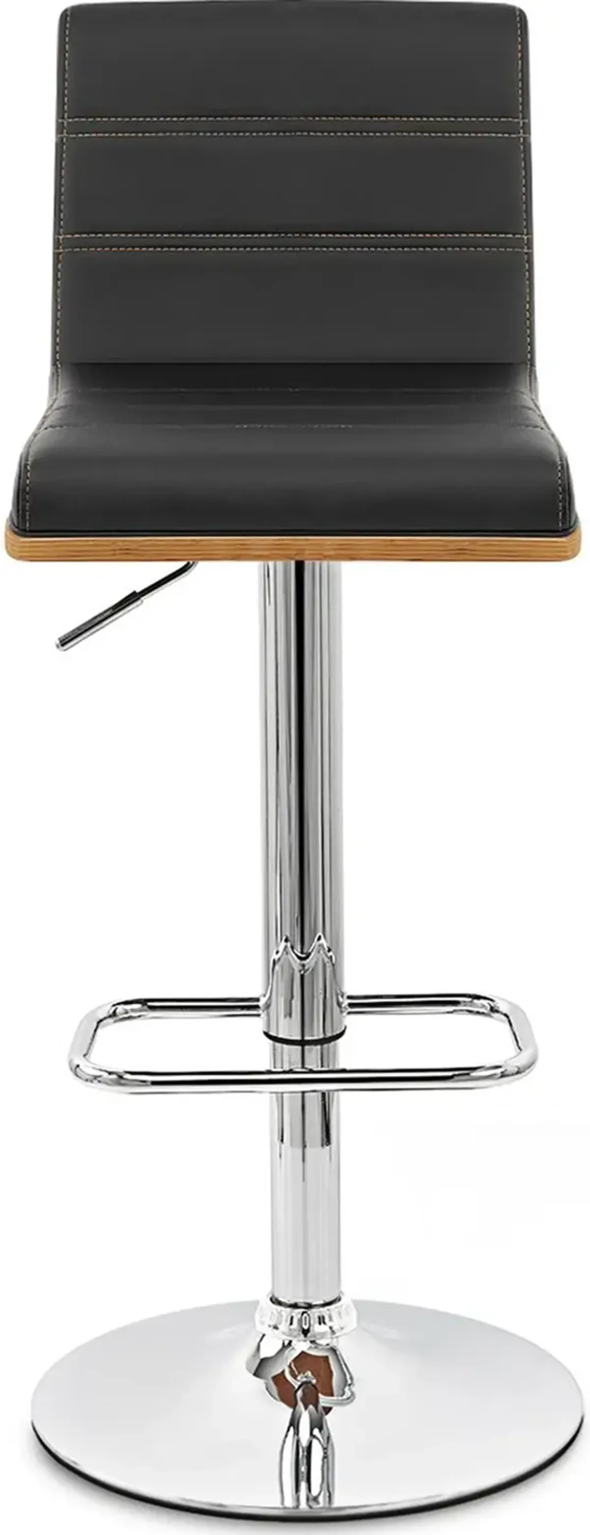 Aubrey Black Adjustable Bar Stool