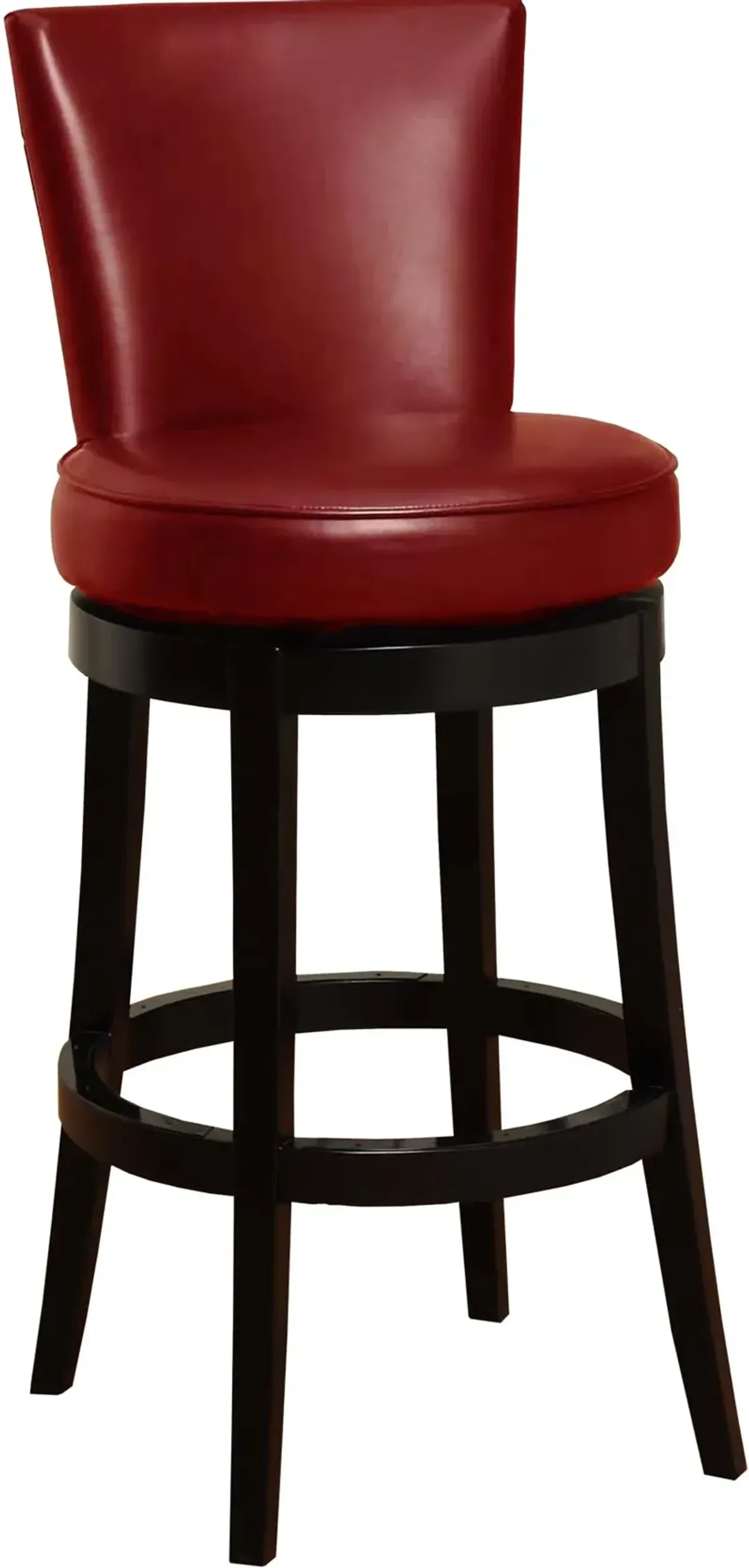 Revere Red Swivel Counter Height Stool