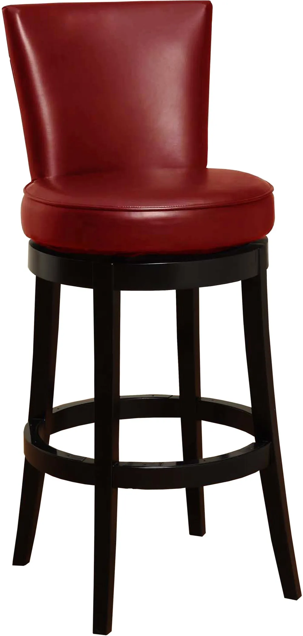 Revere Red Swivel Bar Stool