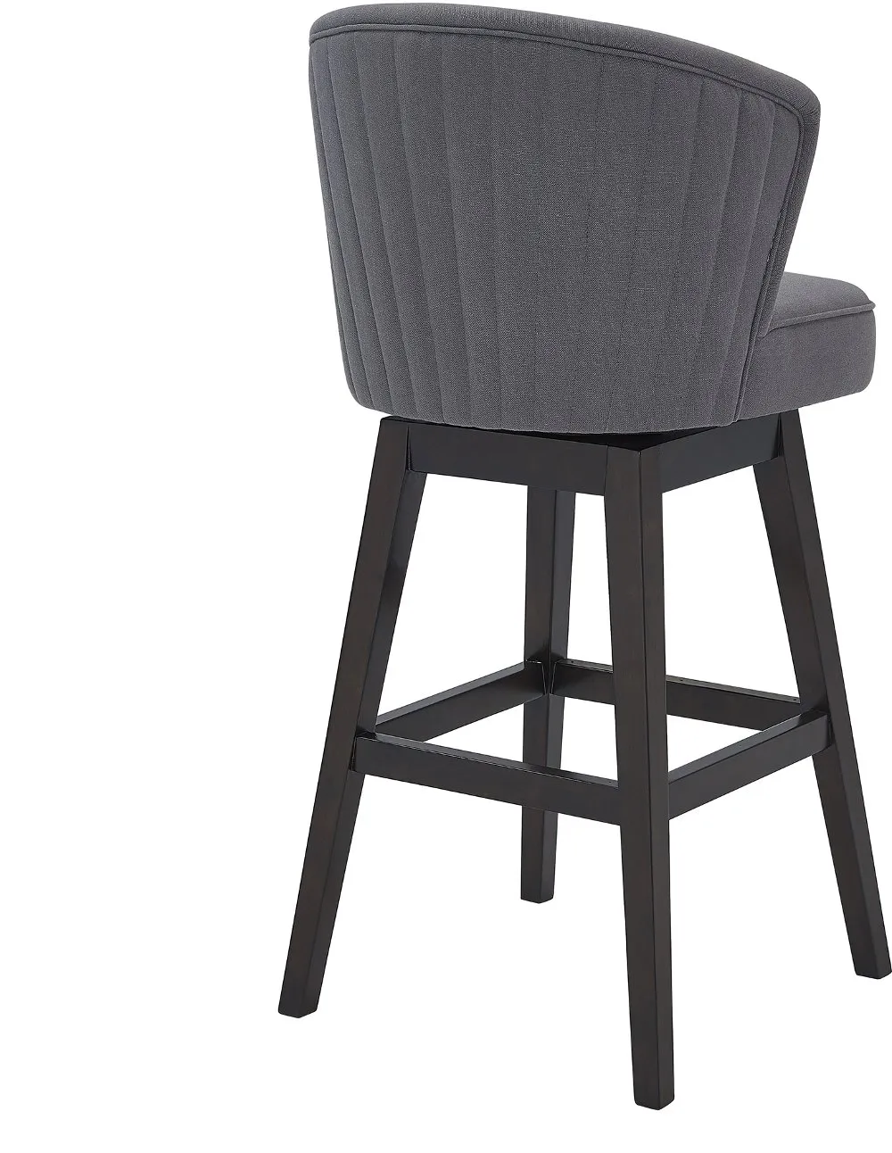 Brandy Gray Swivel Bar Stool