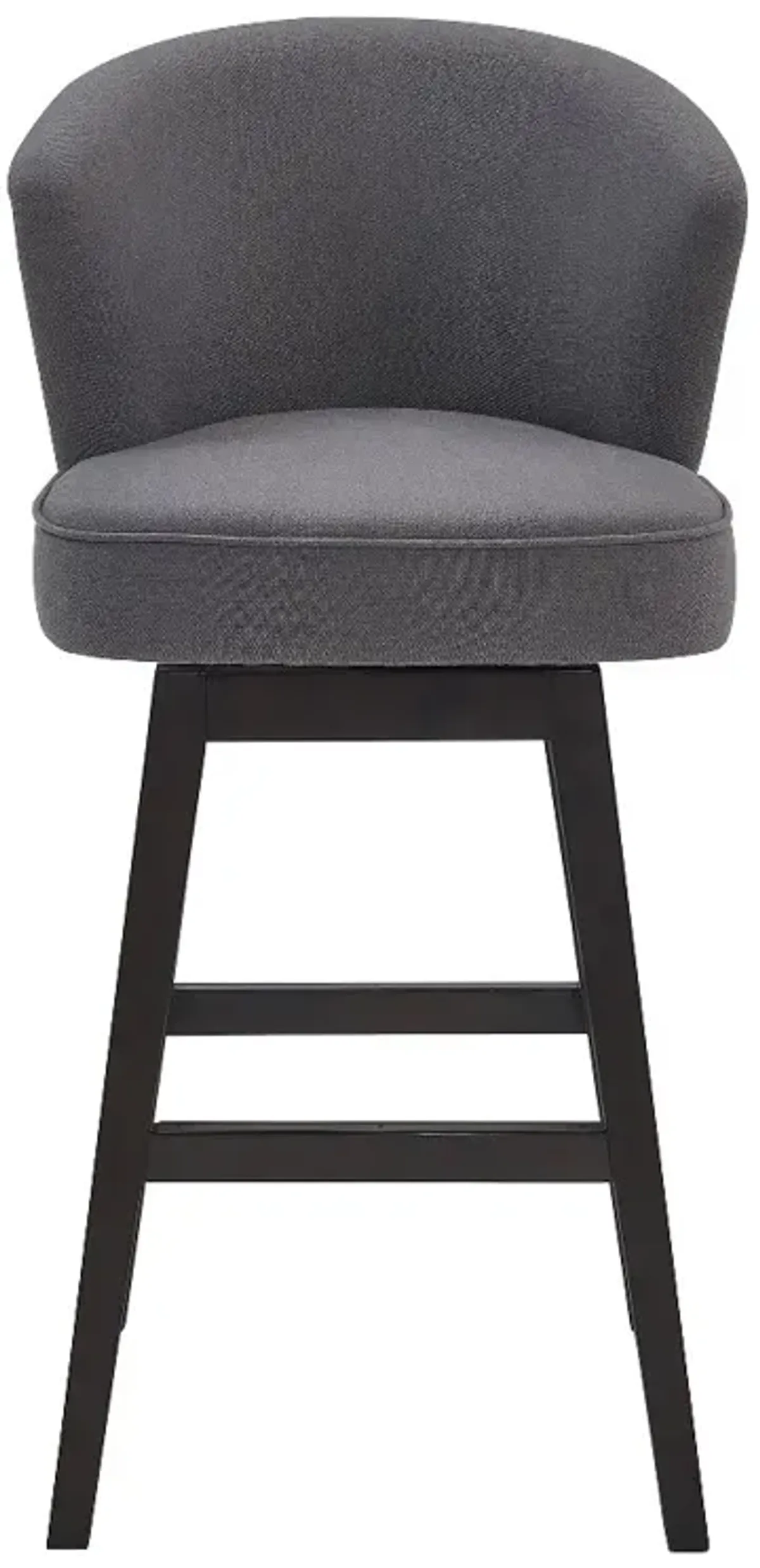 Brandy Gray Swivel Bar Stool