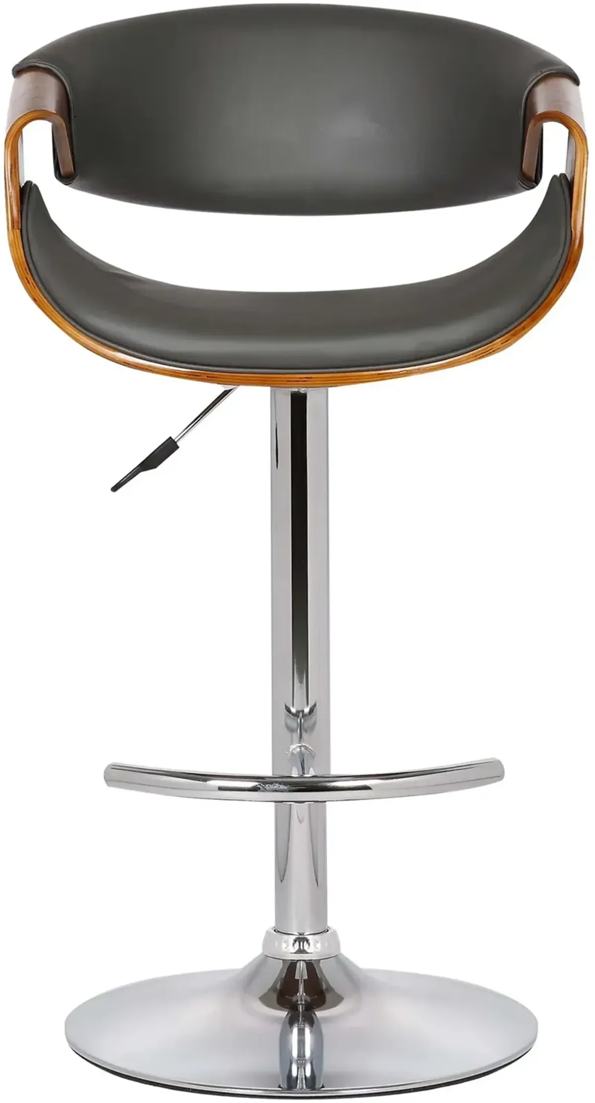 Butterfly Gray Adjustable Height Bar Stool