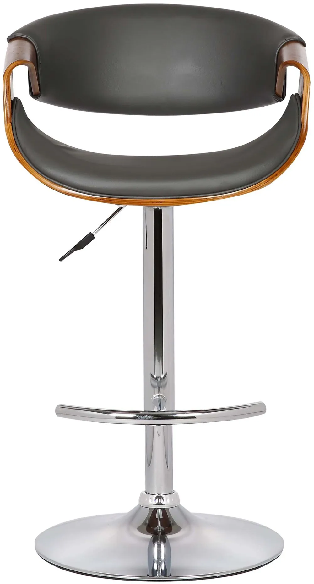 Butterfly Gray Adjustable Height Bar Stool