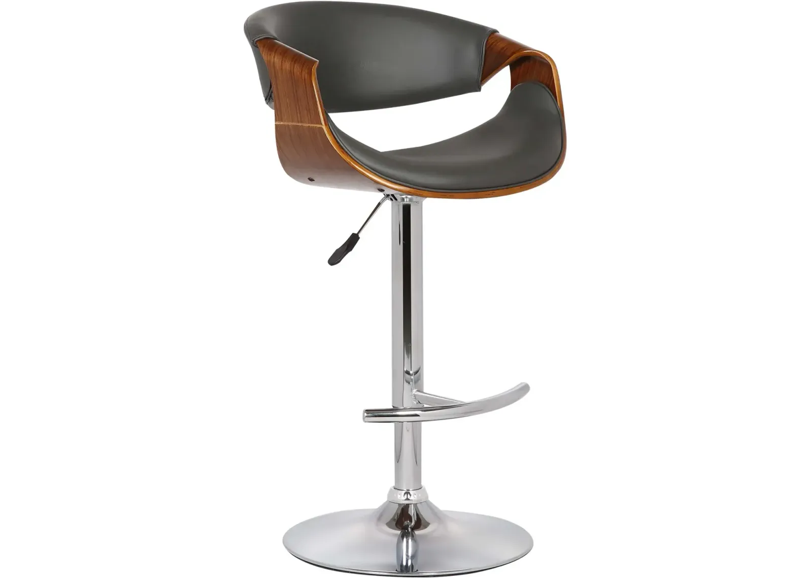 Butterfly Gray Adjustable Height Bar Stool