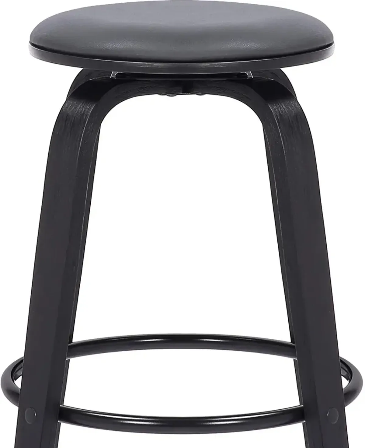 Harbor Dark Gray Swivel Bar Stool