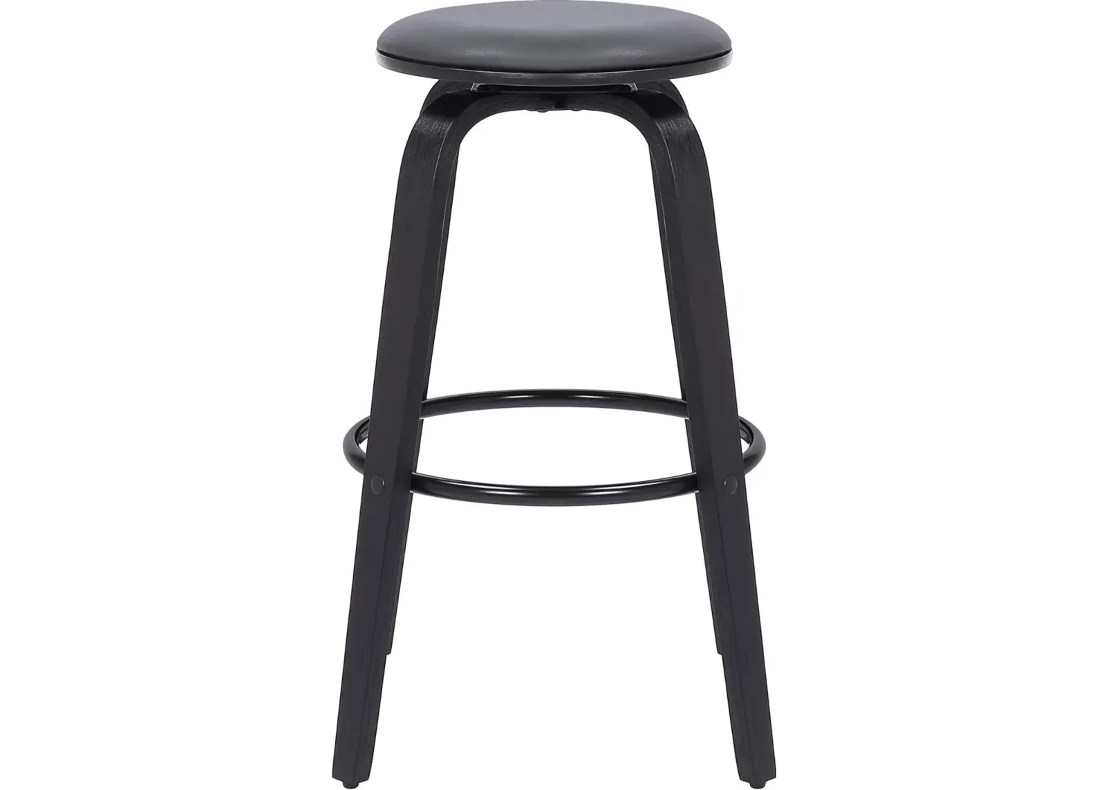 Harbor Dark Gray Swivel Bar Stool