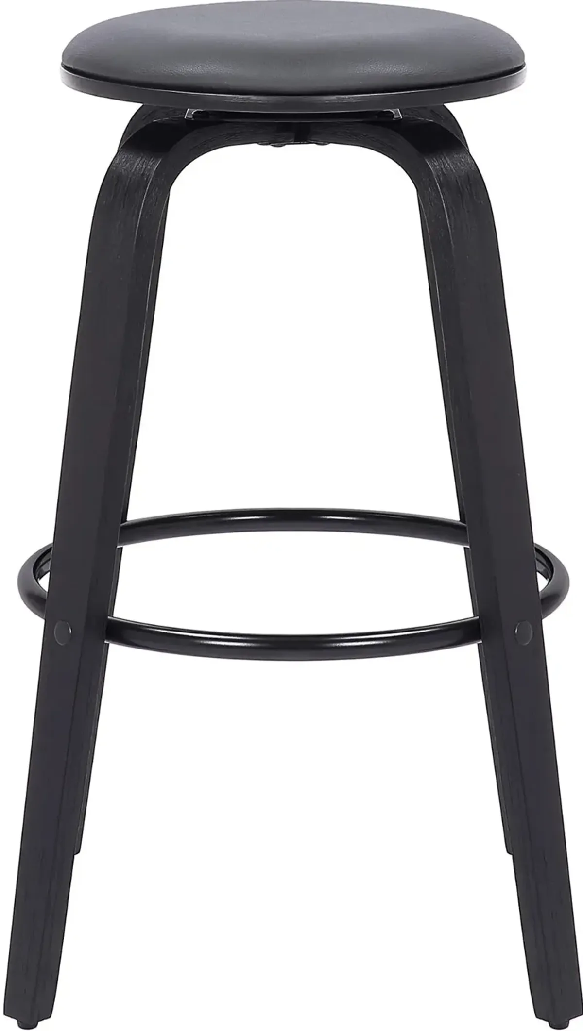 Harbor Dark Gray Swivel Bar Stool