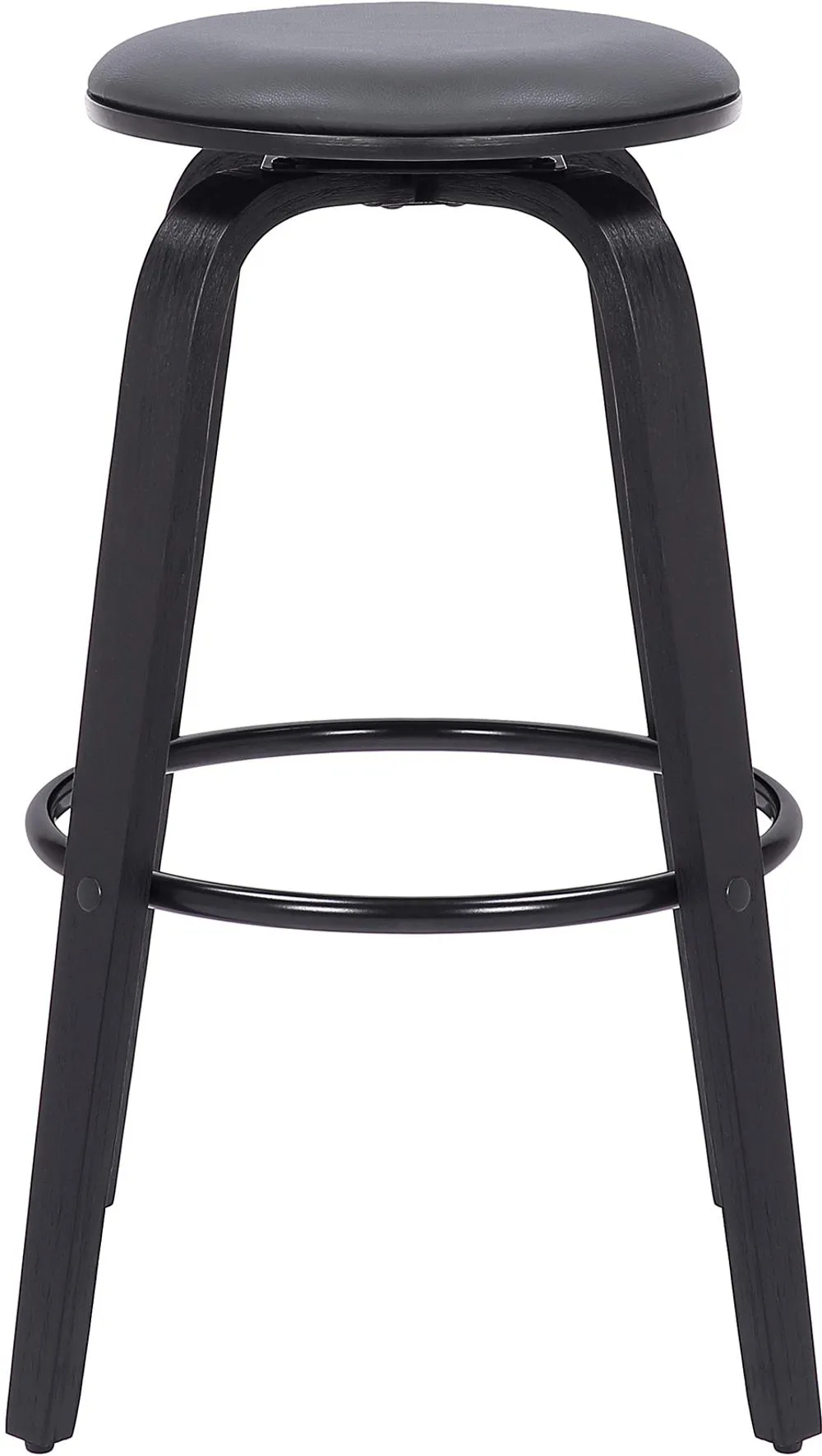 Harbor Dark Gray Swivel Bar Stool