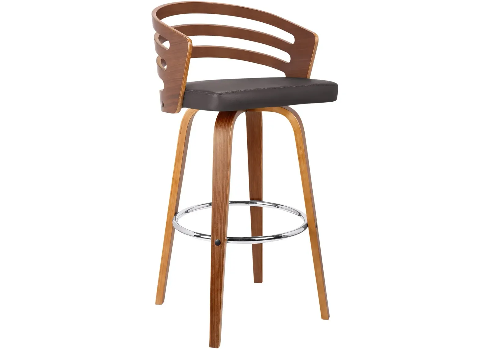 Jayden Brown Swivel Counter Height Stool