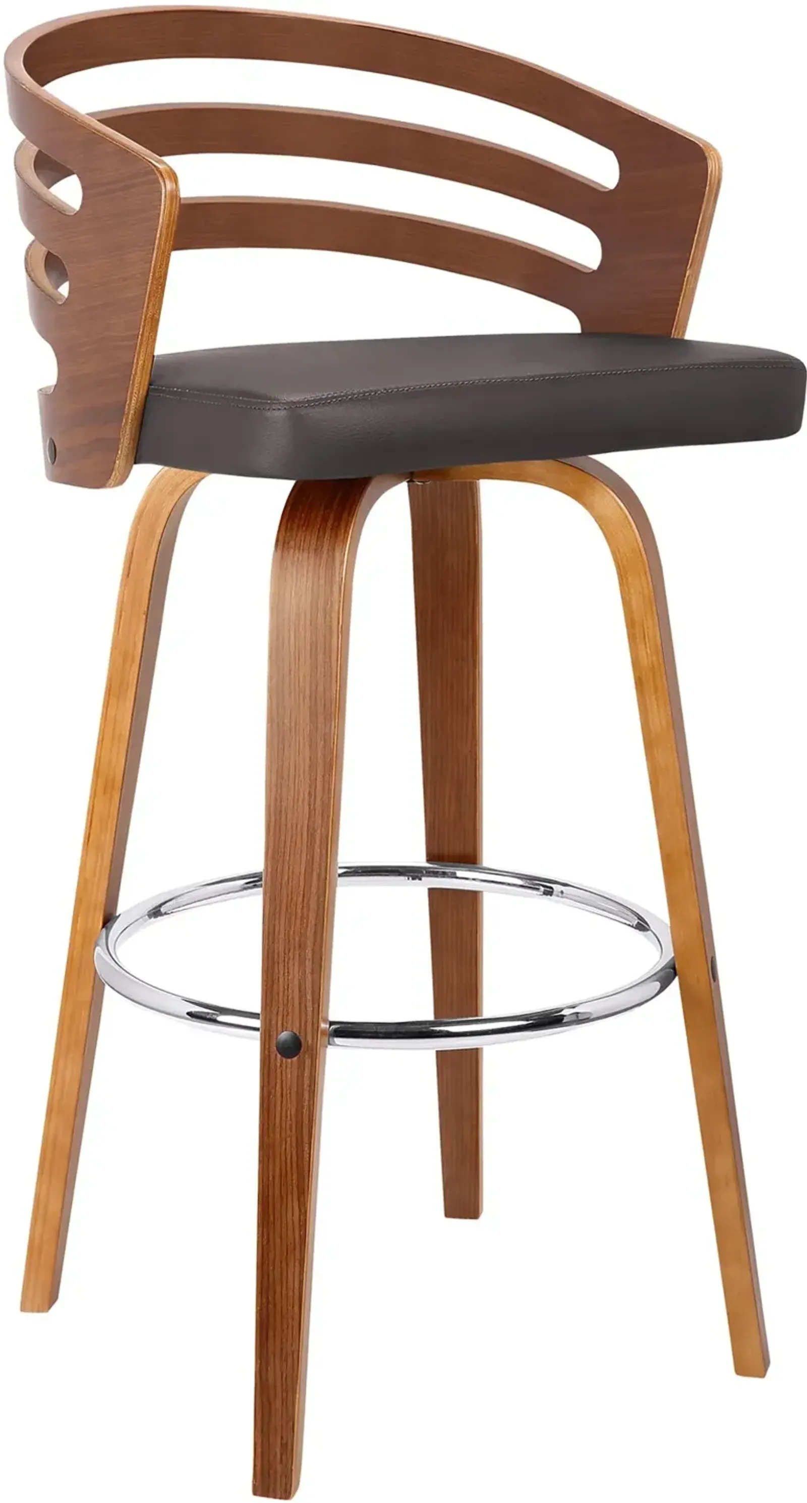 Jayden Brown Swivel Counter Height Stool