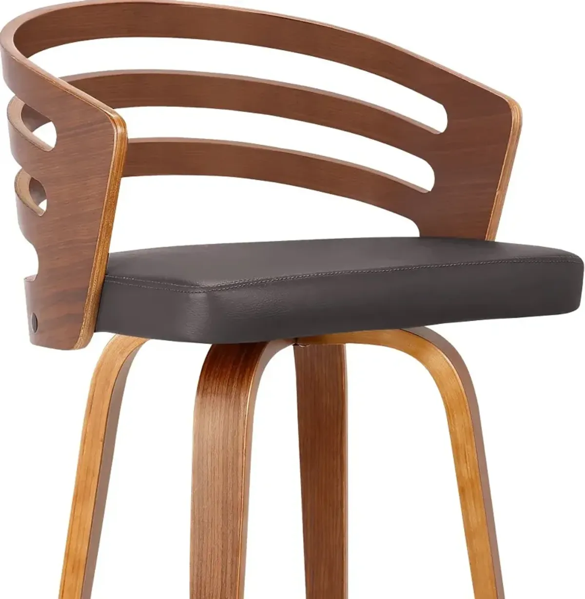 Jayden Brown Swivel Bar Stool