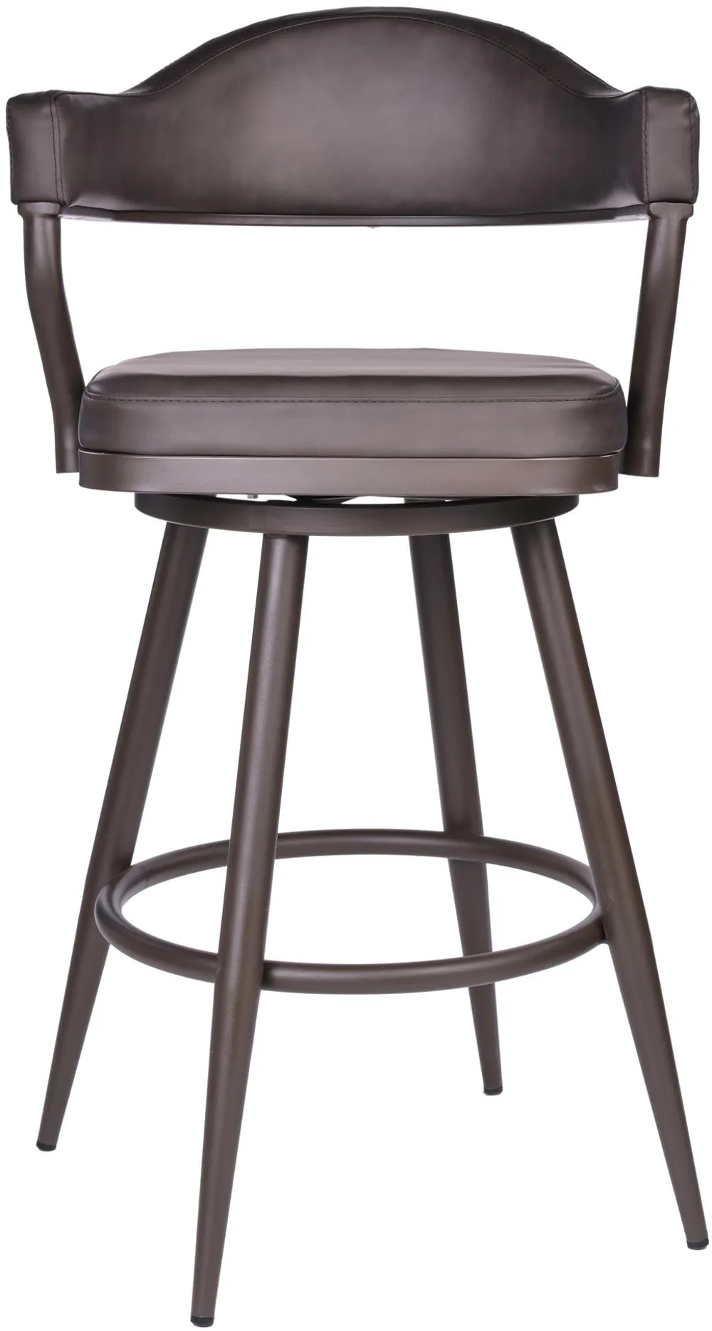 Justin Brown Swivel Counter Height Stool