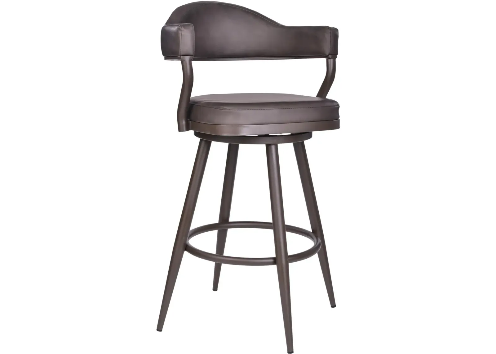 Justin Brown Swivel Counter Height Stool