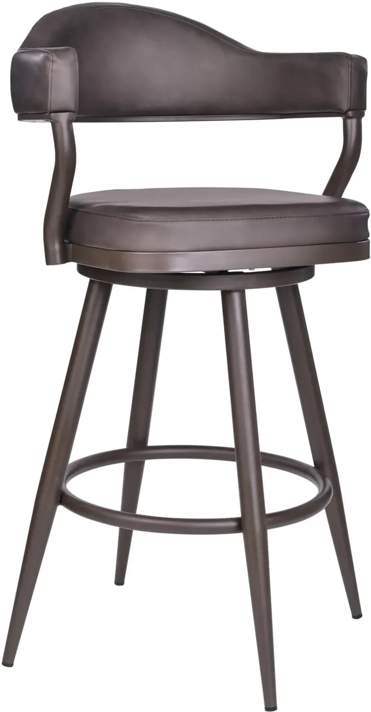 Justin Brown Swivel Counter Height Stool