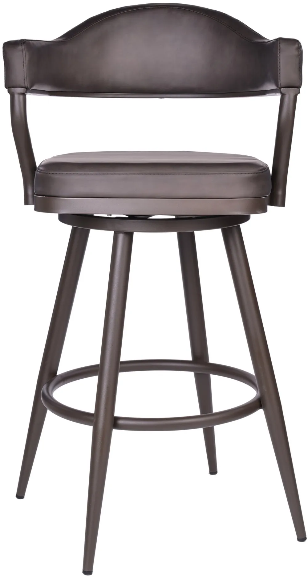 Justin Vintage Brown Swivel Bar Stool