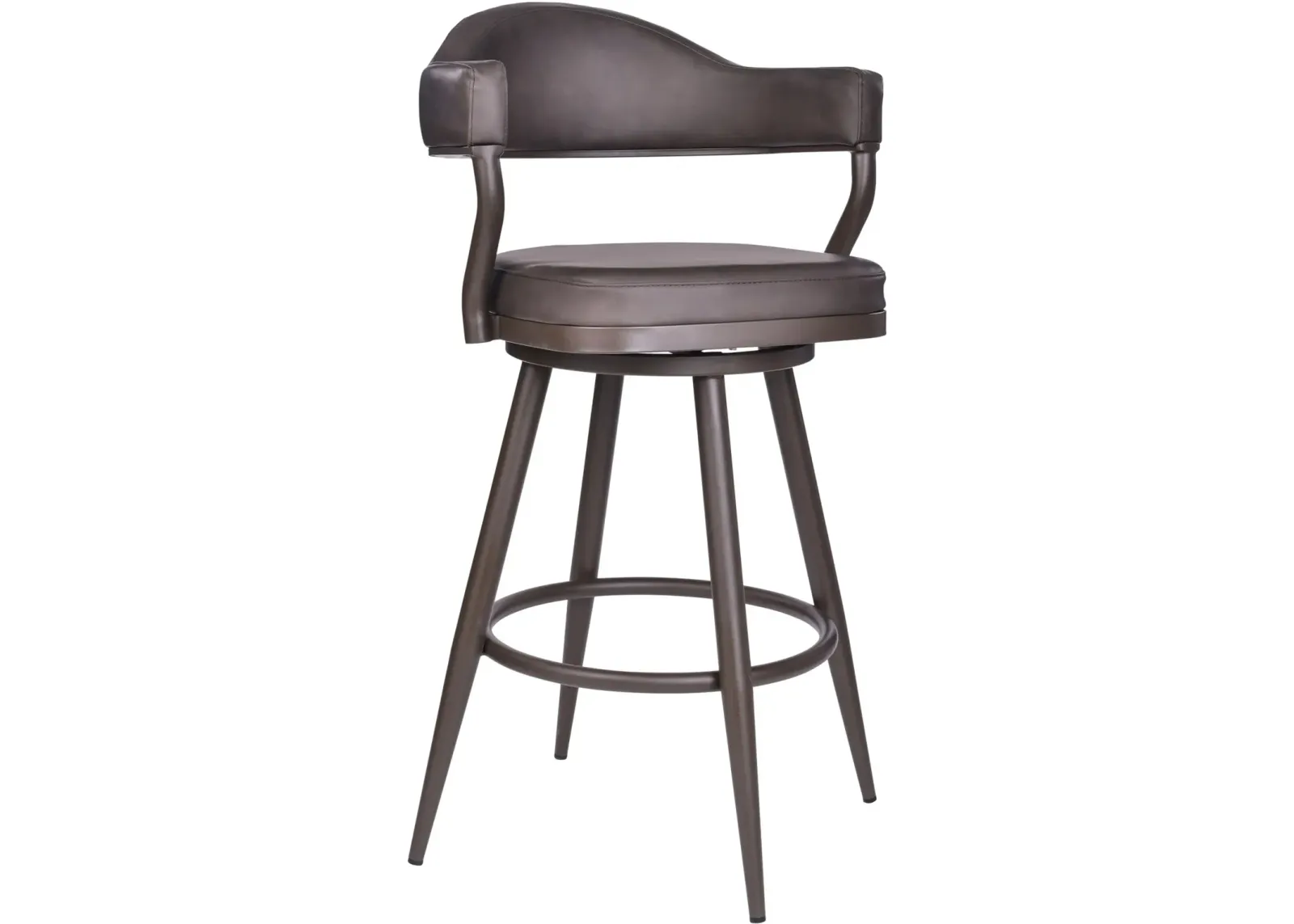 Justin Vintage Brown Swivel Bar Stool