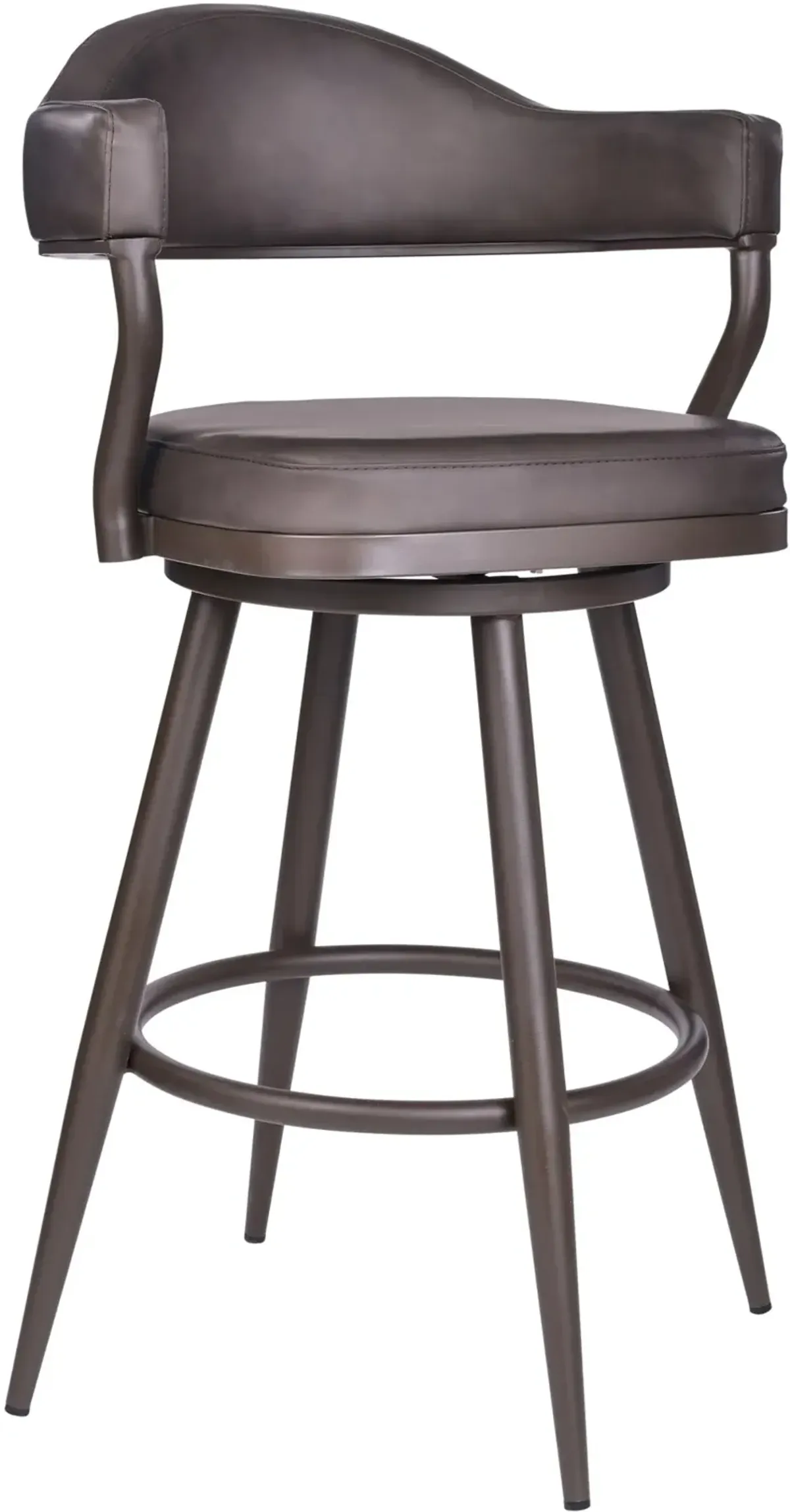 Justin Vintage Brown Swivel Bar Stool