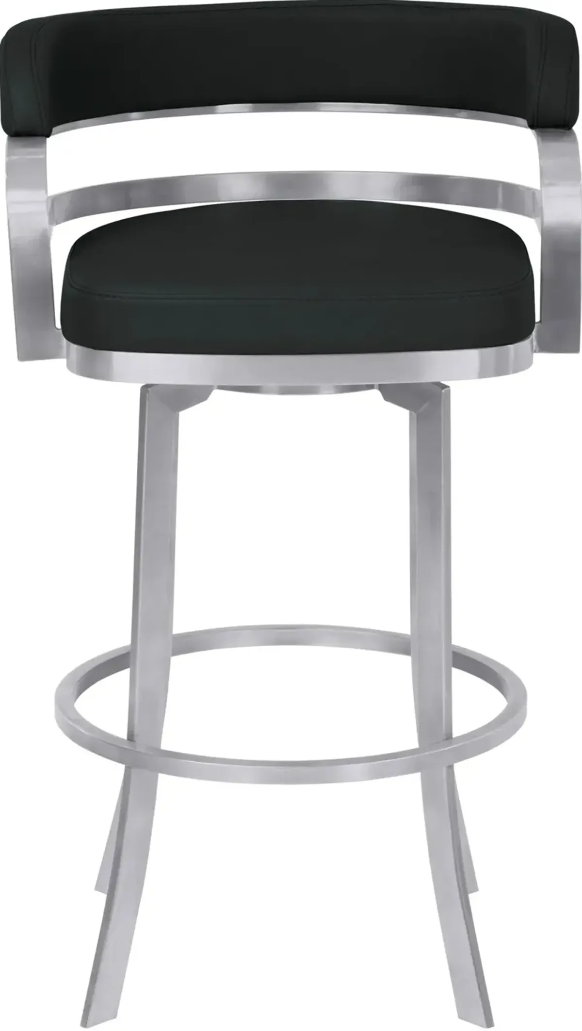 Prinz Black Swivel Counter Height Stool