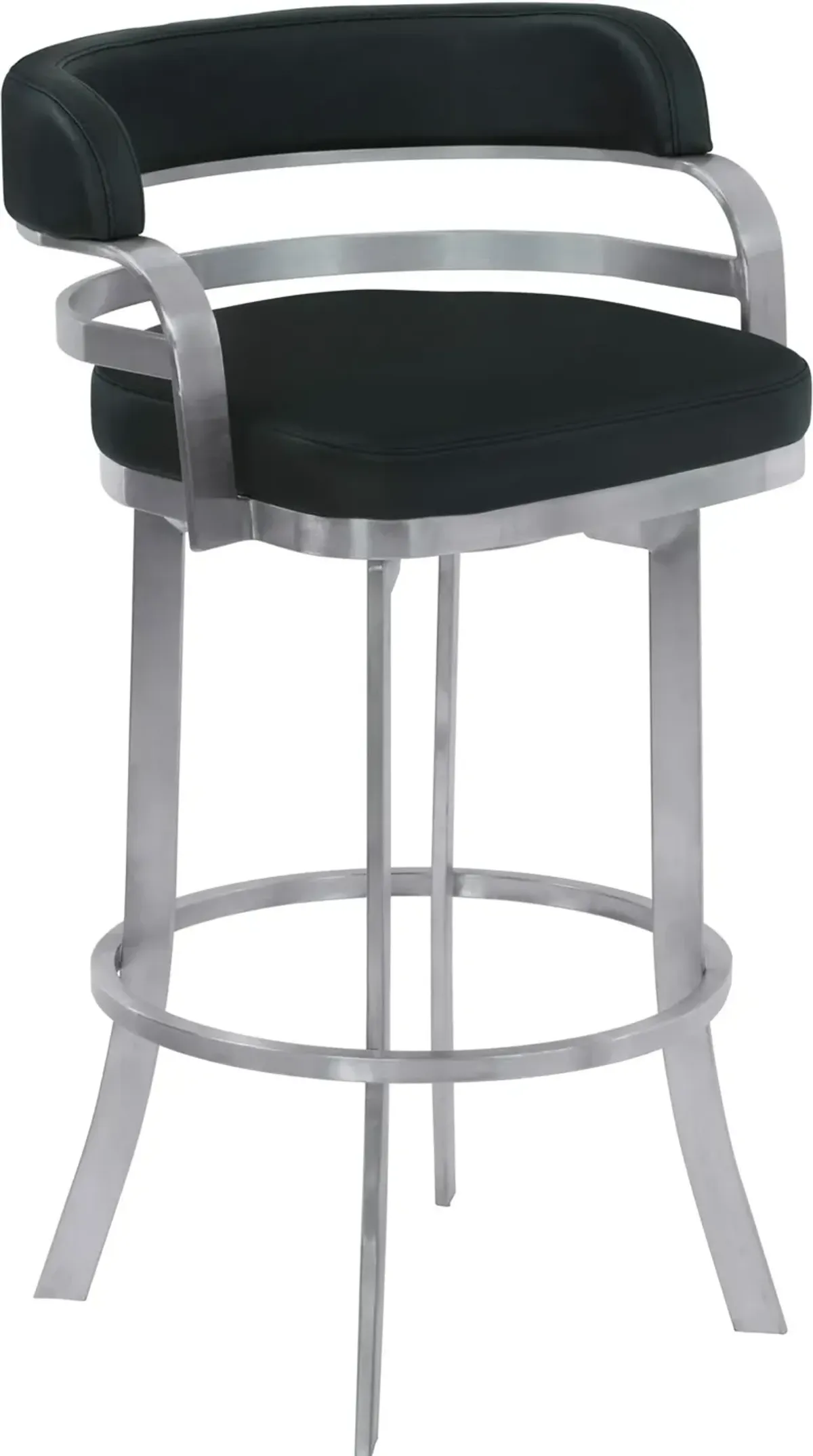 Prinz Black Swivel Counter Height Stool