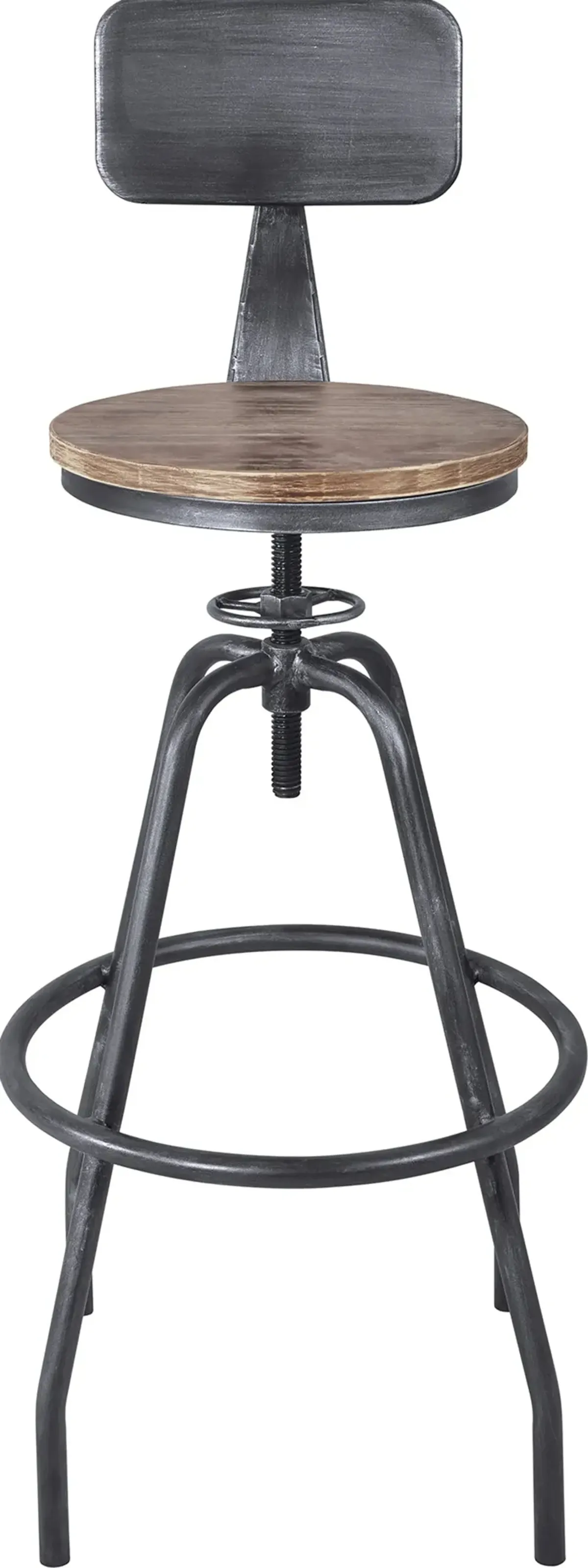 Prinz Black Swivel Bar Stool