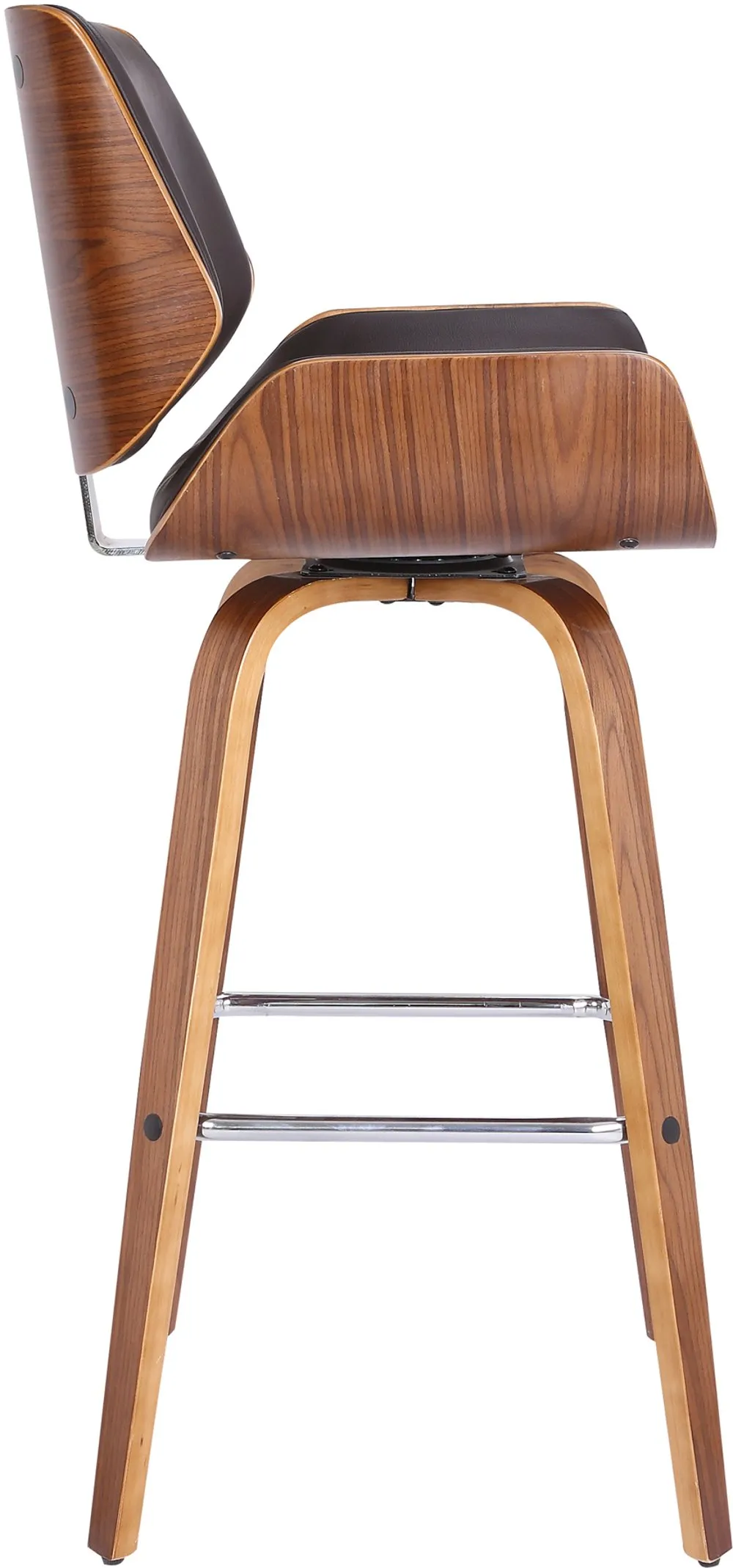 Tyler Brown Swivel Counter Height Stool