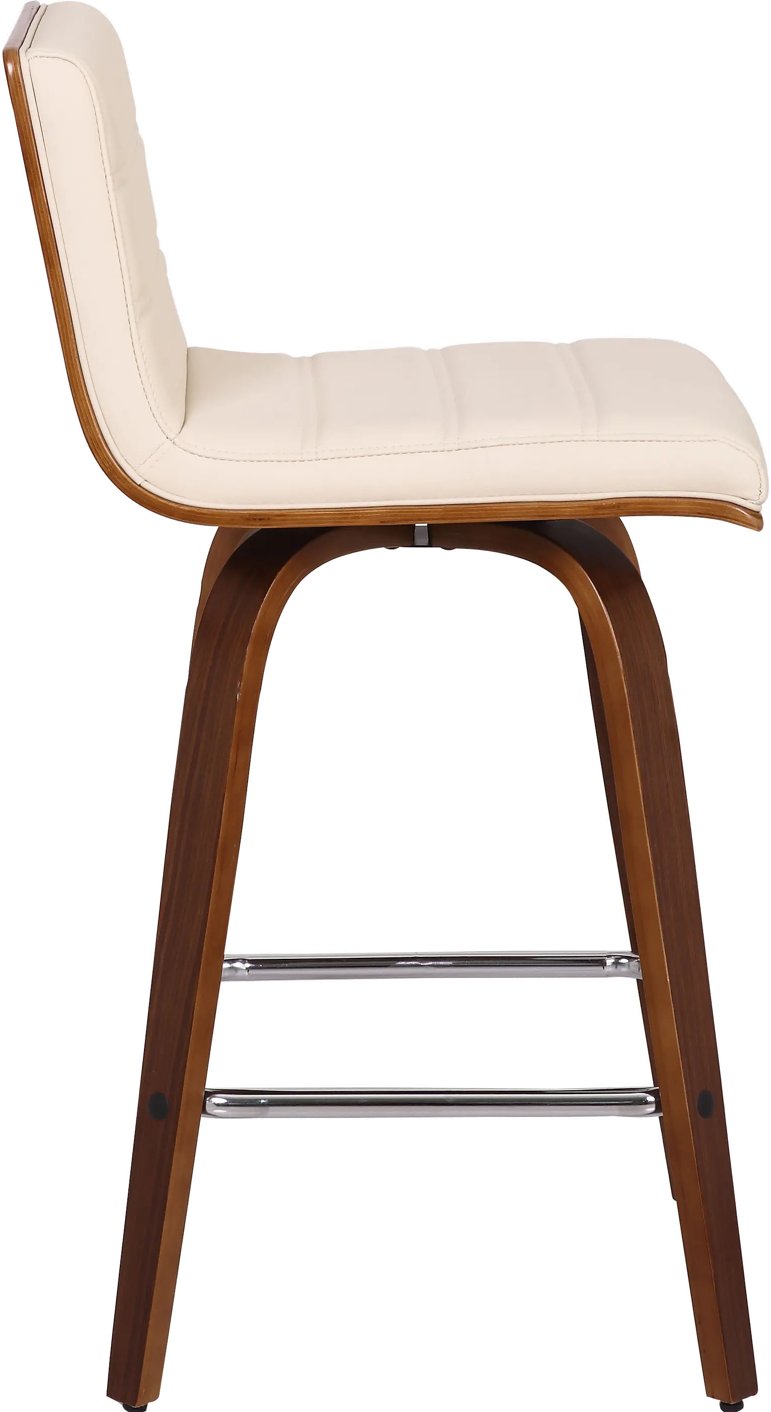 Vienna Cream Swivel Counter Height Stool