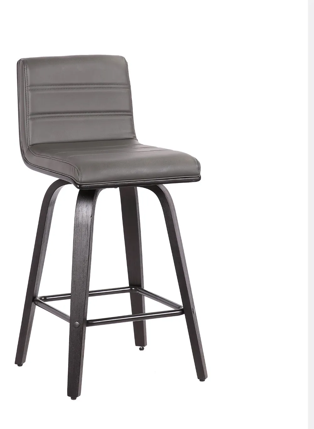 Vienna Gray Swivel Bar Stool