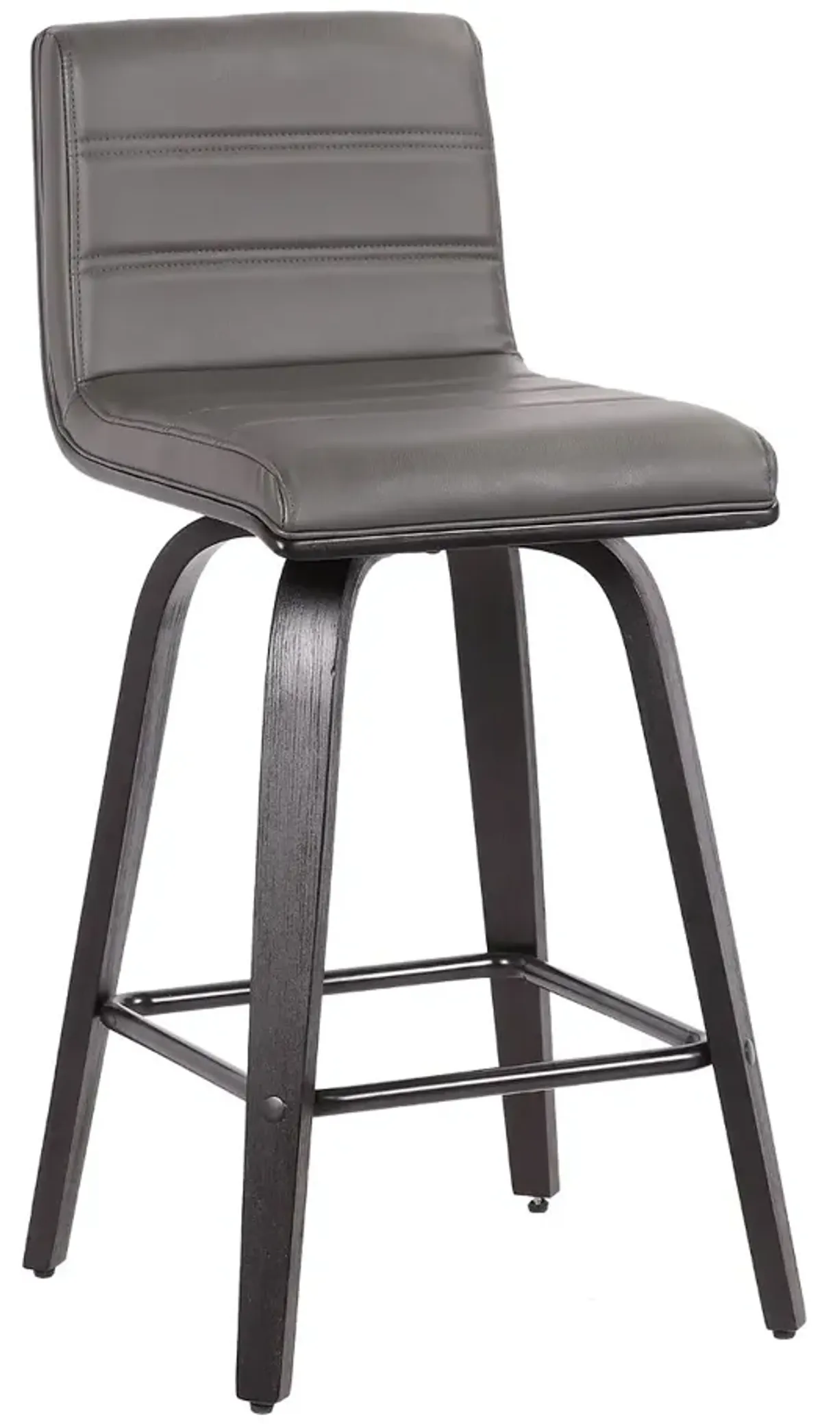 Vienna Gray Swivel Bar Stool