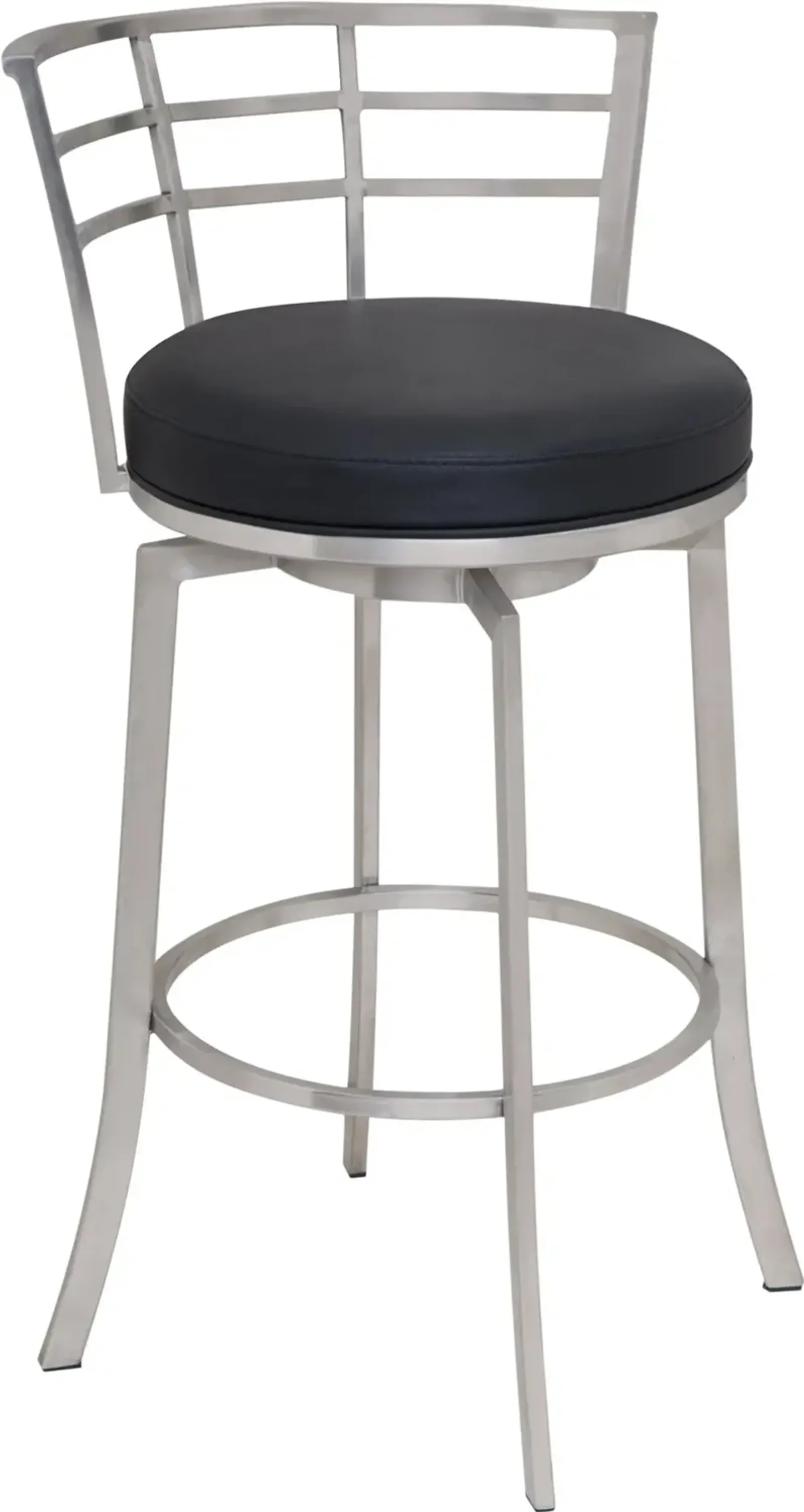 Viper Black Swivel Counter Height Stool