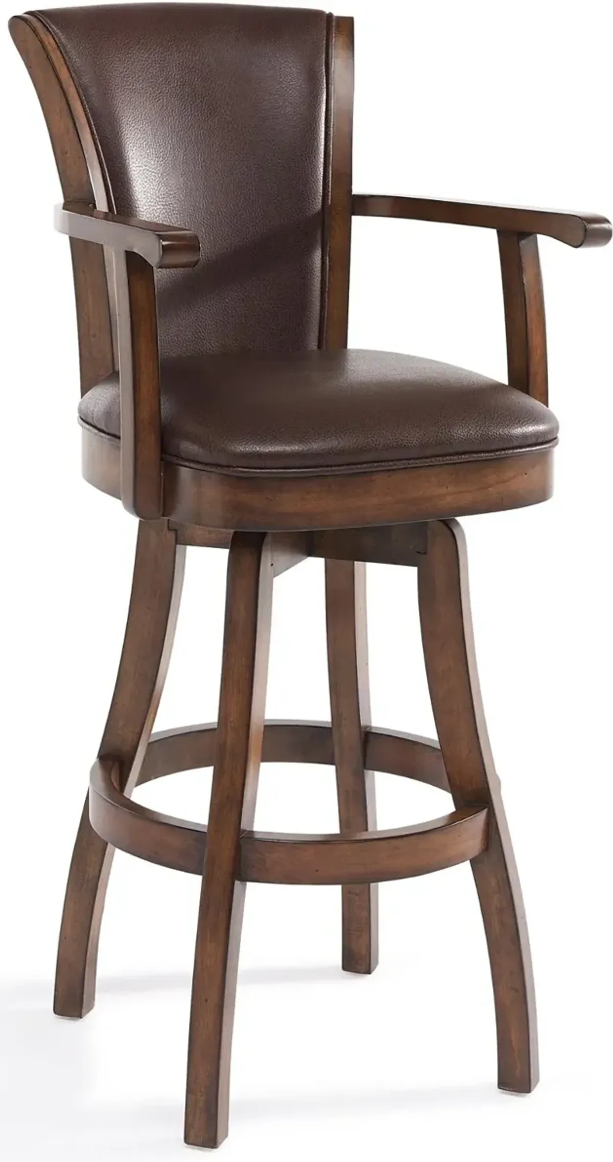 Raleigh Brown Swivel Bar Stool