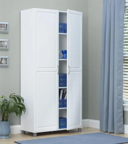 Kendall White 36" Utility Storage Cabinet