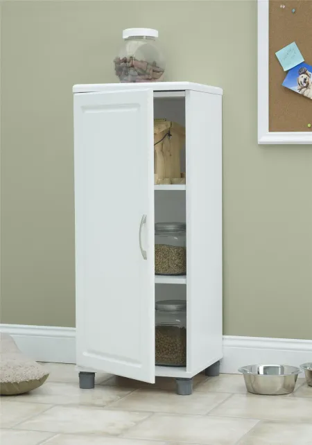 Kendall White 16" Stackable Storage Cabinet
