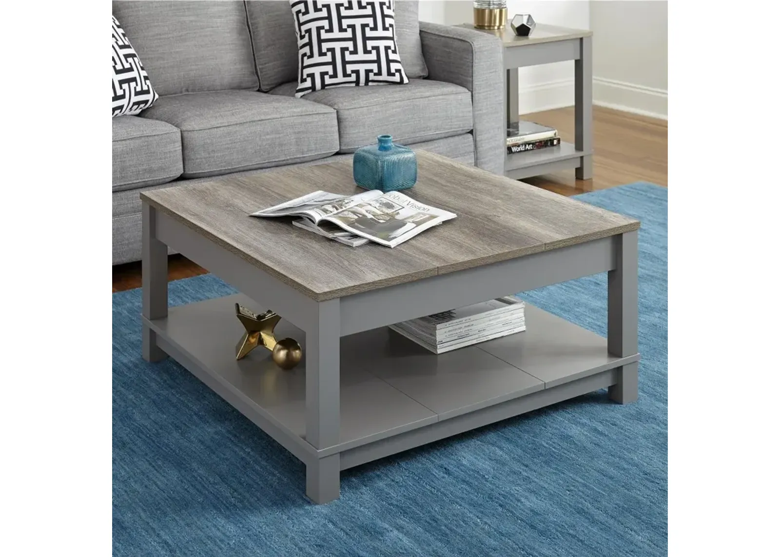 Carver Gray Coffee Table