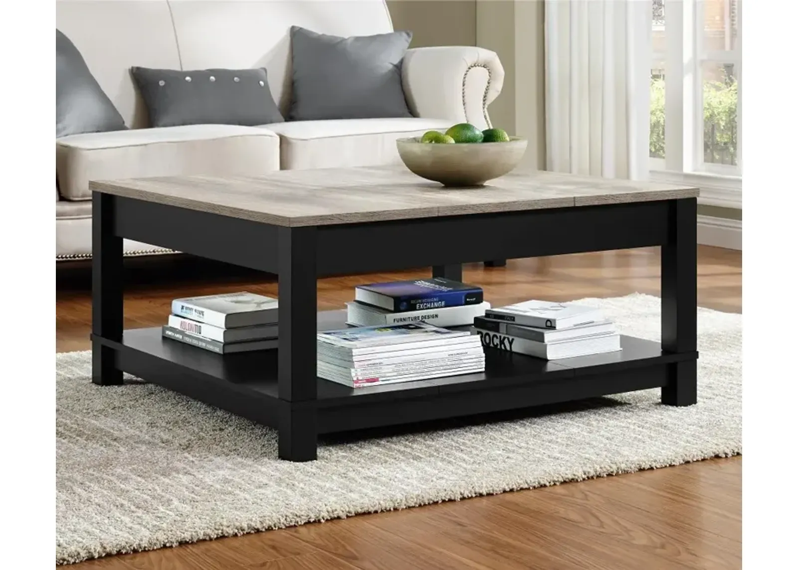 Carver Black Coffee Table