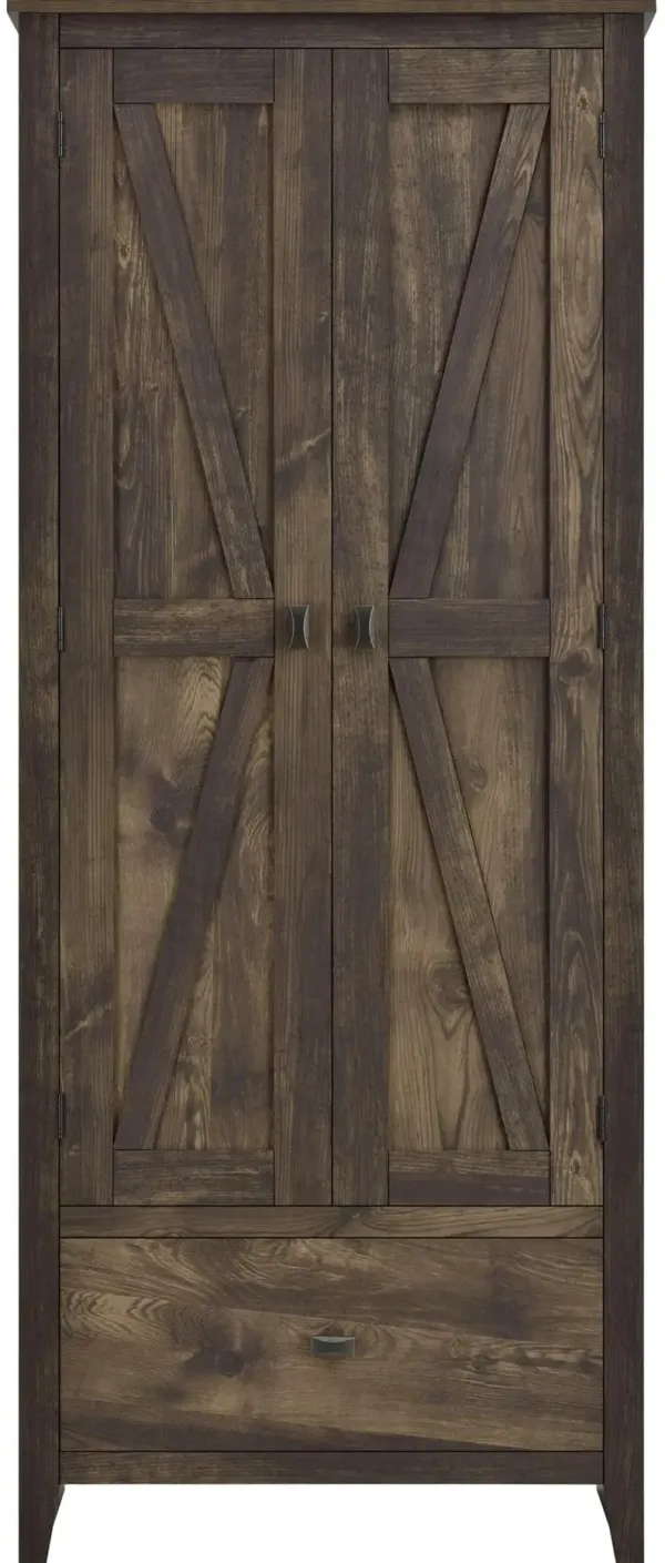 Farmington Brown 30" Wide Storage Cabinet