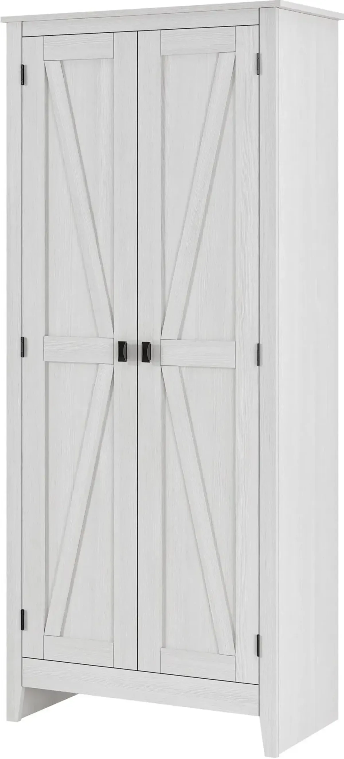 Farmington White 31.5" Wide Storage Cabinet