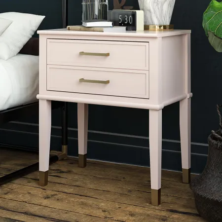 Westerleigh Pink End Table