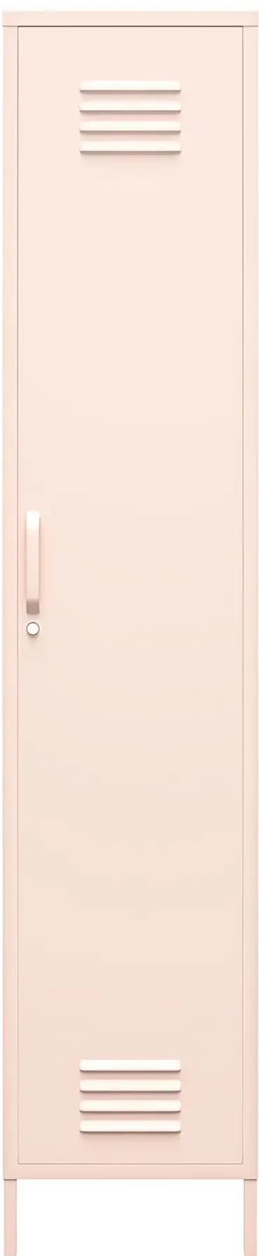 Mission Pink Single Metal Locker Storage Cabinet