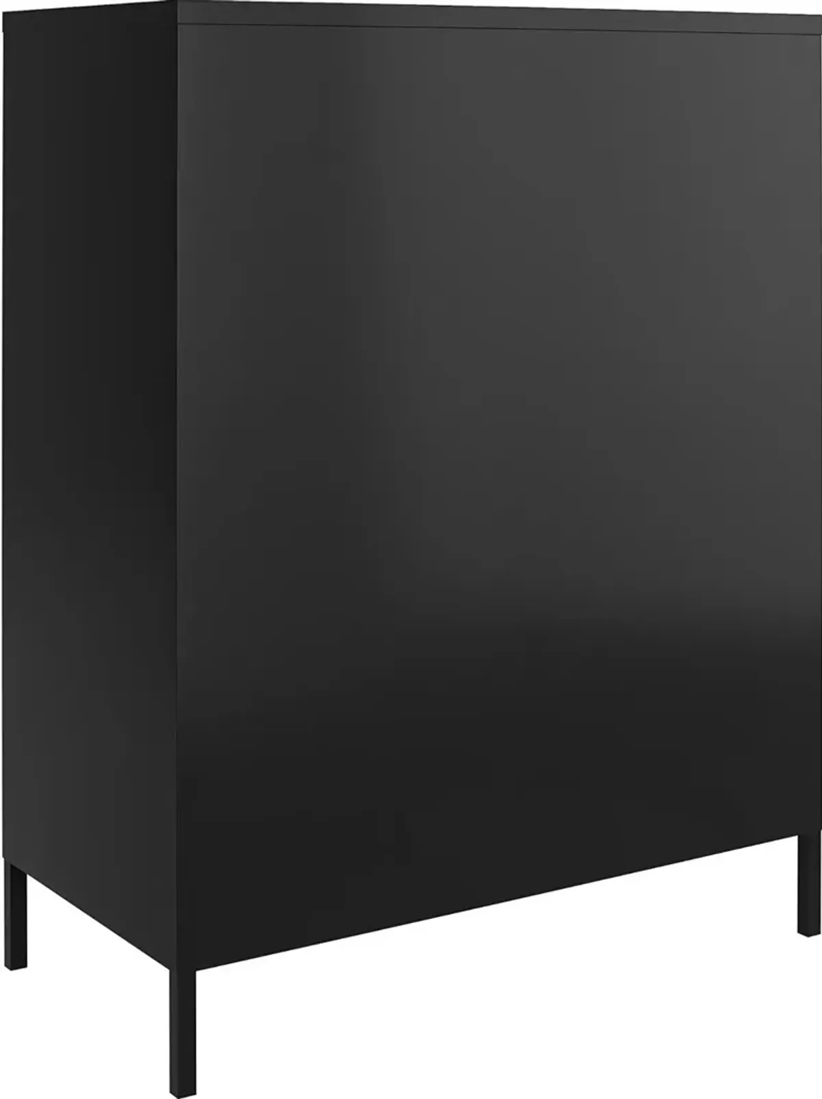 Mission Black 2 Door Metal Locker Storage Cabinet