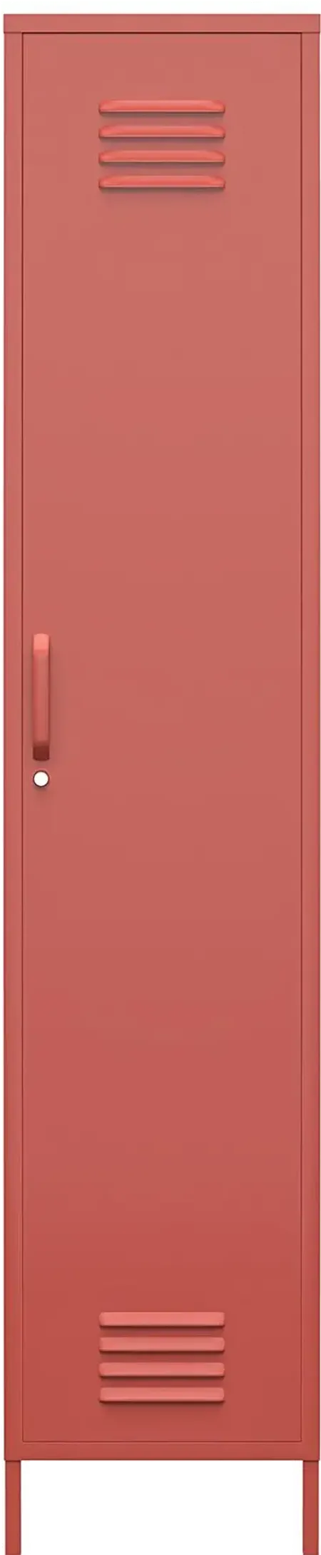 Mission Terracotta Single Metal Locker Storage Cabinet