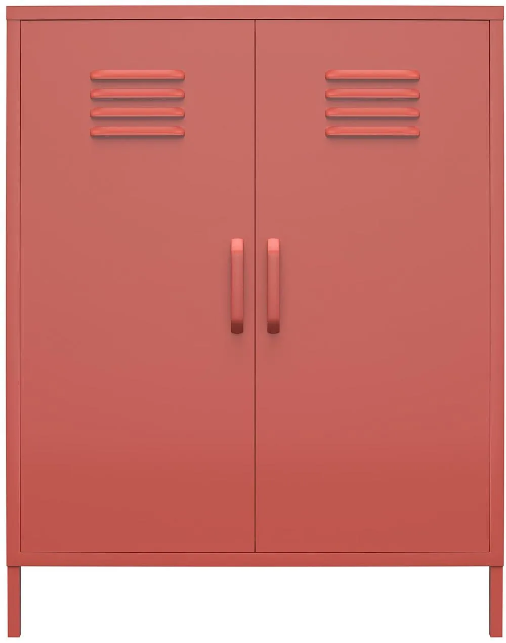 Mission Terracotta 2 Door Metal Locker Storage Cabinet