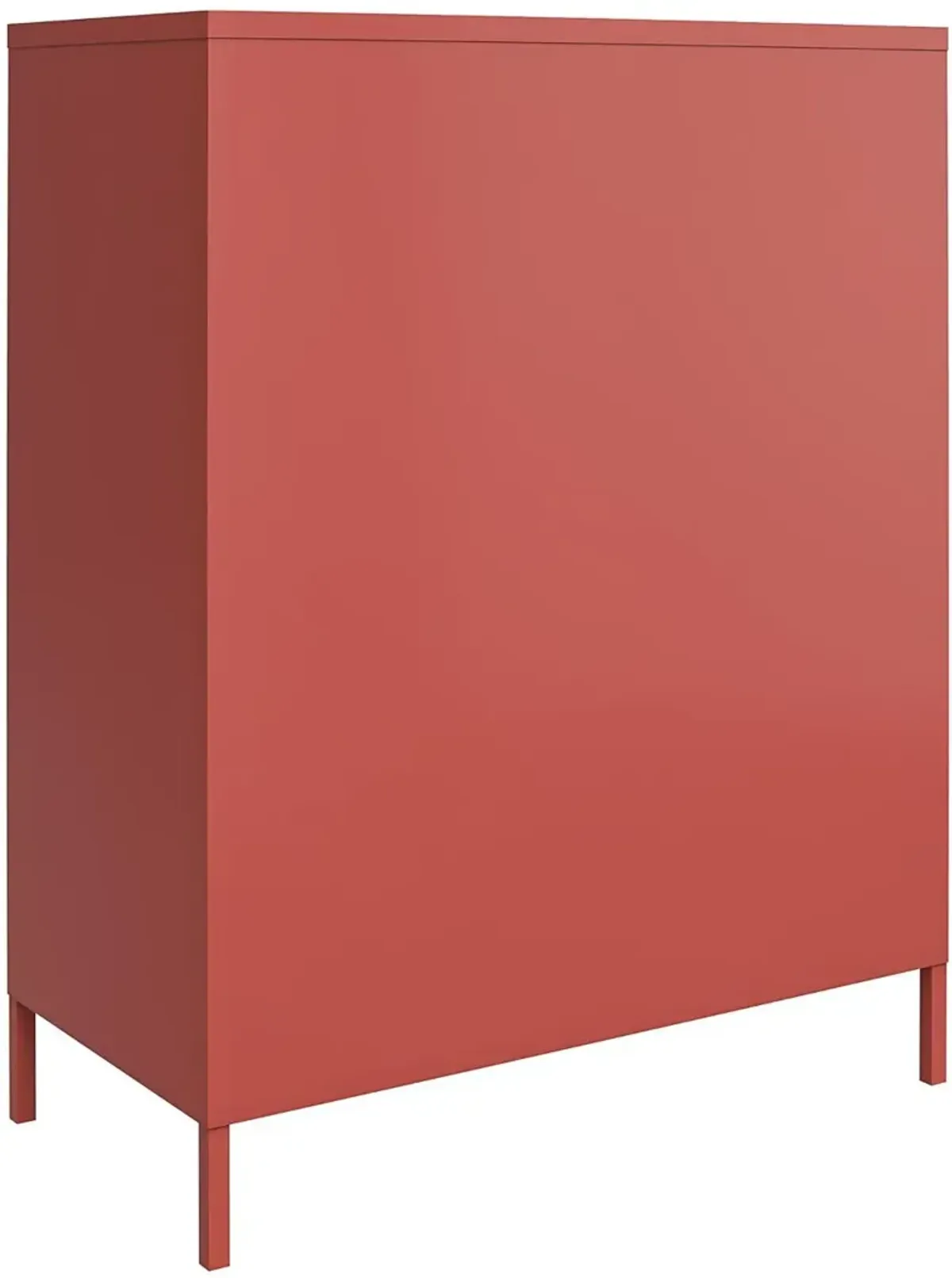 Mission Terracotta 2 Door Metal Locker Storage Cabinet